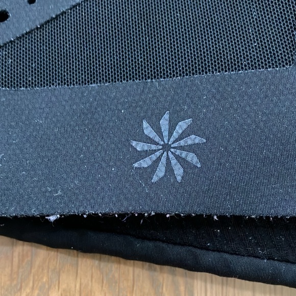 Athleta Women's Black Criss Cross Back Adjustable Strap Athletic Sports Bra - Picture 6 of 8